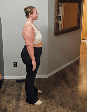 Elle after losing weight with Elara
