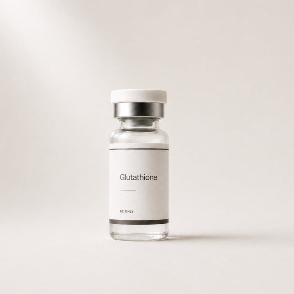 A glutathione vial